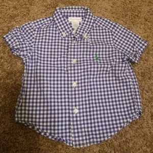 Infants polo button up
